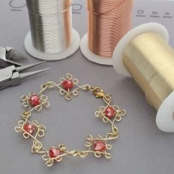 Deals 🔔 The Beadsmith® Wire Elements™ 18 Gauge Tarnish Resistant Medium Temper Gold, Silver & Copper Wire, 12ct. 🔥 -Beadsmith Sales D667938S 4