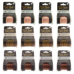 Hot Sale 💯 The Beadsmith® Wire Elements™ 18 Gauge Tarnish Resistant Medium Temper Antique Copper, Vintage Bronze & Rose Gold Wire, 12ct. 👍