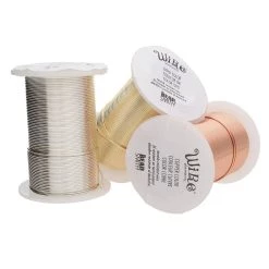 Coupon 🔔 The Beadsmith® Wire Elements™ 22 Gauge Tarnish Resistant Medium Temper Gold, Silver & Copper Wire, 12ct. 👏 -Beadsmith Sales D667941S 3