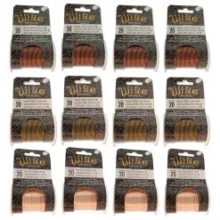Flash Sale 🔔 The Beadsmith® Wire Elements™ 20 Gauge Tarnish Resistant Medium Temper Antique Copper, Vintage Bronze & Rose Gold Wire, 12ct. 😍