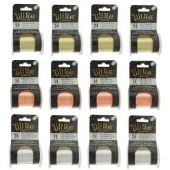 Best Sale 🌟 The Beadsmith® Wire Elements™ 24 Gauge Tarnish Resistant Medium Temper Gold, Silver & Copper Wire, 12ct. ⌛