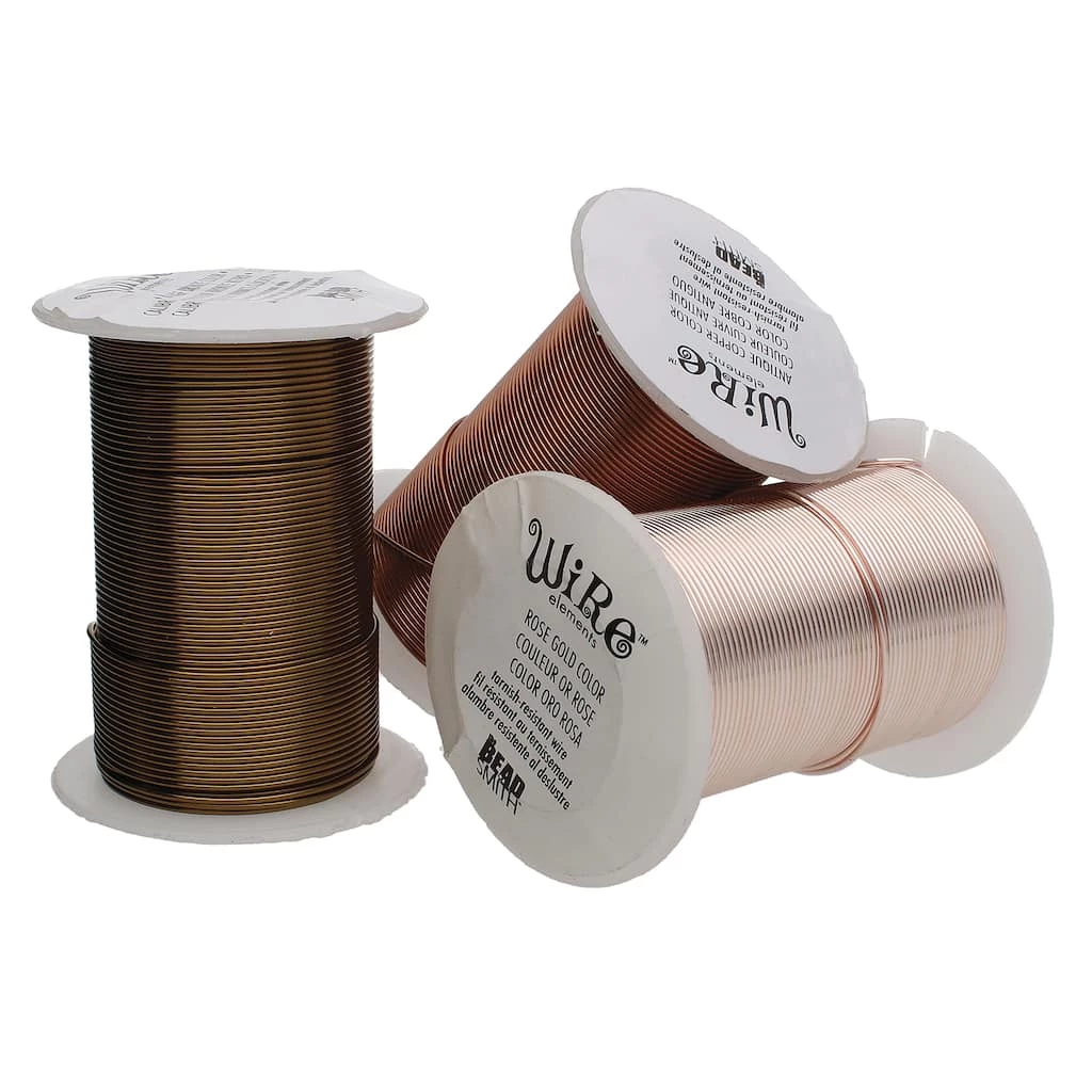 Best Sale ✔️ The Beadsmith® Wire Elements™ 28 Gauge Tarnish Resistant Medium Temper Antique Copper, Vintage Bronze & Rose Gold Wire, 12ct. ⭐ 5 Best Sale ✔️ The Beadsmith® Wire Elements™ 28 Gauge Tarnish Resistant Medium Temper Antique Copper, Vintage Bronze & Rose Gold Wire, 12ct. ⭐ - Image 3