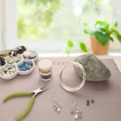 Buy 🔔 The Beadsmith® Wire Elements™ 16 Gauge Tarnish Resistant Medium Temper Silver Half Round Wire, 4yd. 😍 -Beadsmith Sales D667957S 3