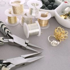 Deals ⭐ The Beadsmith® Wire Elements™ 21 Gauge Tarnish Resistant Medium Temper Assorted Shapes Wire, 6ct 💯 -Beadsmith Sales D667958S 4