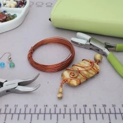 Deals 🎉 The Beadsmith® Wire Elements™ 18 Gauge Tarnish Resistant Medium Temper Half Round Wire, 7yd. ✨ -Beadsmith Sales D667959S 4