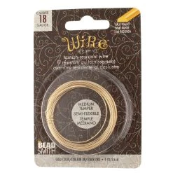 Best reviews of ⭐ The Beadsmith® Wire Elements™ 18 Gauge Tarnish Resistant Medium Temper Half Round Wire, 4yd. 🧨