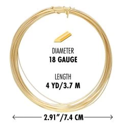 Best reviews of ⭐ The Beadsmith® Wire Elements™ 18 Gauge Tarnish Resistant Medium Temper Half Round Wire, 4yd. 🧨 -Beadsmith Sales D667963S 5