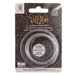 Best reviews of ⭐ The Beadsmith® Wire Elements™ 18 Gauge Tarnish Resistant Medium Temper Half Round Wire, 4yd. 🧨 -Beadsmith Sales D667965S 1