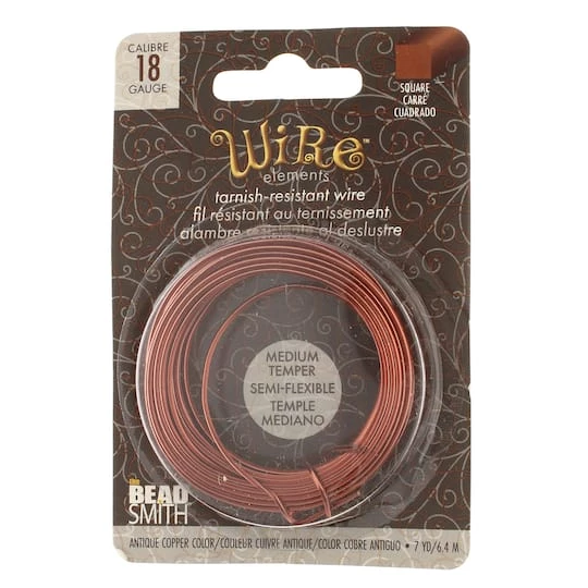 Deals 🎁 The Beadsmith® Wire Elements™ 18 Gauge Tarnish Resistant Medium Temper Square Wire, 7yd. 🔔 8 Deals 🎁 The Beadsmith® Wire Elements™ 18 Gauge Tarnish Resistant Medium Temper Square Wire, 7yd. 🔔 - Image 6