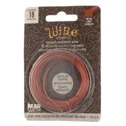 Deals ๐ The Beadsmith® Wire Elements™ 18 Gauge Tarnish Resistant Medium Temper Square Wire, 7yd. ๐