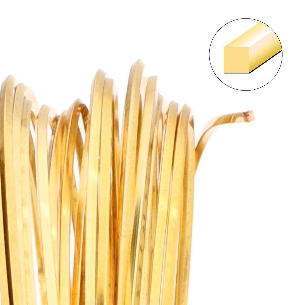 Flash Sale ๐ฏ The Beadsmith® Wire Elements™ 21 Gauge Tarnish Resistant Medium Temper Square Wire, 4yd. ๐ 4 Flash Sale ๐ฏ The Beadsmith® Wire Elements™ 21 Gauge Tarnish Resistant Medium Temper Square Wire, 4yd. ๐ - Image 2