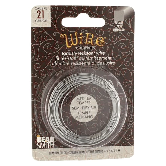 Flash Sale ๐ฏ The Beadsmith® Wire Elements™ 21 Gauge Tarnish Resistant Medium Temper Square Wire, 4yd. ๐ 11 Flash Sale ๐ฏ The Beadsmith® Wire Elements™ 21 Gauge Tarnish Resistant Medium Temper Square Wire, 4yd. ๐ - Image 9