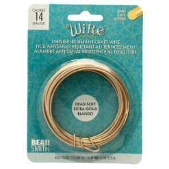 Best Pirce 🌟 The Beadsmith® Wire Elements™ 14 Gauge Tarnish Resistant Soft Temper Wire, 10ft. 🔔 -Beadsmith Sales D673293S 1 1