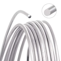 Buy ❤️ The Beadsmith® Wire Elements™ 12 Gauge Silver Tarnish Resistant Soft Temper Wire, 5ft. 😉 -Beadsmith Sales D673294S 3