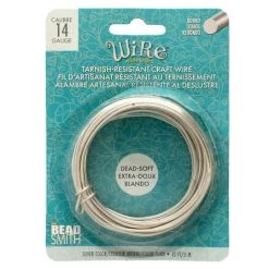 Best Pirce 🌟 The Beadsmith® Wire Elements™ 14 Gauge Tarnish Resistant Soft Temper Wire, 10ft. 🔔 -Beadsmith Sales D673296S 1