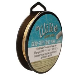 Brand new 😀 The Beadsmith® Wire Elements™ 18 Gauge Tarnish Resistant Soft Temper Wire, 50ft. 👍 21 Brand new 😀 The Beadsmith® Wire Elements™ 18 Gauge Tarnish Resistant Soft Temper Wire, 50ft. 👍 -Beadsmith Sales D673315S 1 1