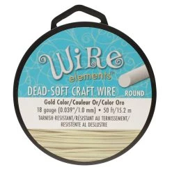 Brand new 😀 The Beadsmith® Wire Elements™ 18 Gauge Tarnish Resistant Soft Temper Wire, 50ft. 👍 16 Brand new 😀 The Beadsmith® Wire Elements™ 18 Gauge Tarnish Resistant Soft Temper Wire, 50ft. 👍 -Beadsmith Sales D673315S 3