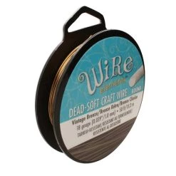Brand new 😀 The Beadsmith® Wire Elements™ 18 Gauge Tarnish Resistant Soft Temper Wire, 50ft. 👍 25 Brand new 😀 The Beadsmith® Wire Elements™ 18 Gauge Tarnish Resistant Soft Temper Wire, 50ft. 👍 -Beadsmith Sales D673324S 1