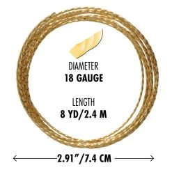 Best reviews of 😉 The Beadsmith® Wire Elements™ 18 Gauge Gold Tarnish Resistant Soft Temper Wire, 8ft. 👍 11 Best reviews of 😉 The Beadsmith® Wire Elements™ 18 Gauge Gold Tarnish Resistant Soft Temper Wire, 8ft. 👍 -Beadsmith Sales D673333S 3