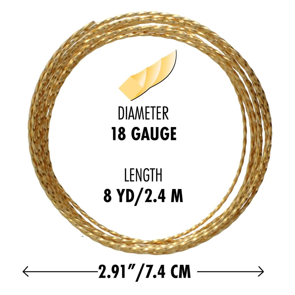 Best reviews of 😉 The Beadsmith® Wire Elements™ 18 Gauge Gold Tarnish Resistant Soft Temper Wire, 8ft. 👍 5 Best reviews of 😉 The Beadsmith® Wire Elements™ 18 Gauge Gold Tarnish Resistant Soft Temper Wire, 8ft. 👍 - Image 3