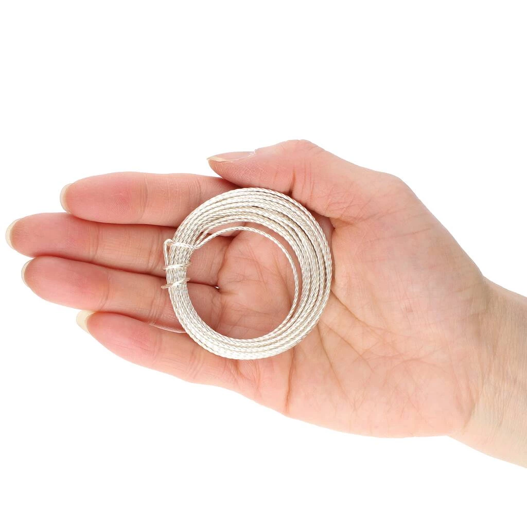 Buy ❤️ The Beadsmith® Wire Elements™ 18 Gauge Silver Tarnish Resistant Soft Temper Wire, 8ft. 😍 8 Buy ❤️ The Beadsmith® Wire Elements™ 18 Gauge Silver Tarnish Resistant Soft Temper Wire, 8ft. 😍 - Image 6