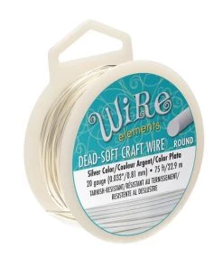 Coupon 👏 The Beadsmith® Wire Elements™ 20 Gauge Tarnish Resistant Soft Temper Wire, 75ft. ✨ -Beadsmith Sales D673349S 1