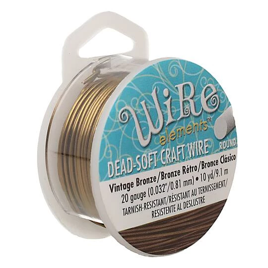 Budget ๐ The Beadsmith® Wire Elements™ 20 Gauge Tarnish Resistant Soft Temper Wire, 10yd. โจ 16 Budget ๐ The Beadsmith® Wire Elements™ 20 Gauge Tarnish Resistant Soft Temper Wire, 10yd. โจ - Image 14