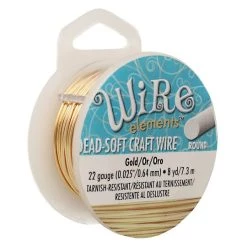 Best Sale ✔️ The Beadsmith® Wire Elements™ 22 Gauge Tarnish Resistant Soft Temper Wire, 8yd. 😀 -Beadsmith Sales D673378S 1