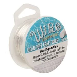 Best Sale ✔️ The Beadsmith® Wire Elements™ 22 Gauge Tarnish Resistant Soft Temper Wire, 8yd. 😀 -Beadsmith Sales D673384S 1