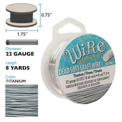Best Sale ✔️ The Beadsmith® Wire Elements™ 22 Gauge Tarnish Resistant Soft Temper Wire, 8yd. 😀 -Beadsmith Sales D673388S 3