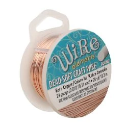 Cheapest 🛒 The Beadsmith® Wire Elements™ 24 Gauge Tarnish Resistant Soft Temper Wire, 20yd. ✔️ -Beadsmith Sales D673392S 1