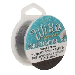 Cheapest 🛒 The Beadsmith® Wire Elements™ 24 Gauge Tarnish Resistant Soft Temper Wire, 20yd. ✔️ -Beadsmith Sales D673394S 1