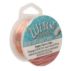 Cheapest 🛒 The Beadsmith® Wire Elements™ 24 Gauge Tarnish Resistant Soft Temper Wire, 20yd. ✔️ -Beadsmith Sales D673398S 1