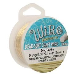 Cheap 🛒 The Beadsmith® Wire Elements™ 24 Gauge Tarnish Resistant Soft Temper Wire, 10yd. 🧨 -Beadsmith Sales D673399S 1