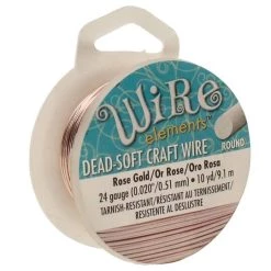 Cheap 🛒 The Beadsmith® Wire Elements™ 24 Gauge Tarnish Resistant Soft Temper Wire, 10yd. 🧨 -Beadsmith Sales D673401S 1