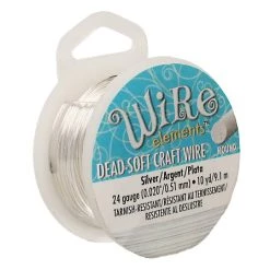 Cheap 🛒 The Beadsmith® Wire Elements™ 24 Gauge Tarnish Resistant Soft Temper Wire, 10yd. 🧨 -Beadsmith Sales D673404S 1