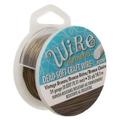 Cheapest 🛒 The Beadsmith® Wire Elements™ 24 Gauge Tarnish Resistant Soft Temper Wire, 20yd. ✔️ -Beadsmith Sales D673408S 1