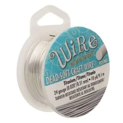 Cheap 🛒 The Beadsmith® Wire Elements™ 24 Gauge Tarnish Resistant Soft Temper Wire, 10yd. 🧨 -Beadsmith Sales D673409S 1
