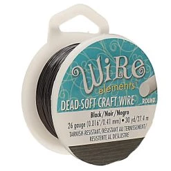 The Beadsmith® Wire Elements™ 26 Gauge Tarnish Resistant Soft Temper Wire, 30yd. 13 The Beadsmith® Wire Elements™ 26 Gauge Tarnish Resistant Soft Temper Wire, 30yd. -Beadsmith Sales D673414S 1