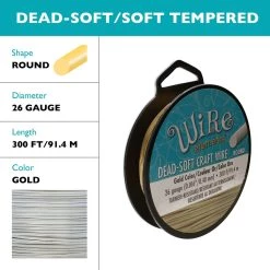 Best deal 💯 The Beadsmith® Wire Elements™ 26 Gauge Tarnish Resistant Soft Temper Wire, 300ft. ⌛ 17 Best deal 💯 The Beadsmith® Wire Elements™ 26 Gauge Tarnish Resistant Soft Temper Wire, 300ft. ⌛ -Beadsmith Sales D673418S 4