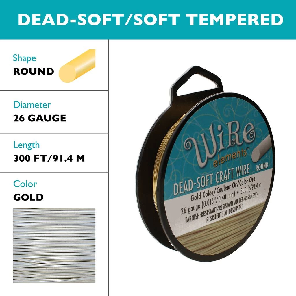 Best deal 💯 The Beadsmith® Wire Elements™ 26 Gauge Tarnish Resistant Soft Temper Wire, 300ft. ⌛ 6 Best deal 💯 The Beadsmith® Wire Elements™ 26 Gauge Tarnish Resistant Soft Temper Wire, 300ft. ⌛ - Image 4