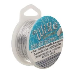 The Beadsmith® Wire Elements™ 26 Gauge Tarnish Resistant Soft Temper Wire, 30yd. 8 The Beadsmith® Wire Elements™ 26 Gauge Tarnish Resistant Soft Temper Wire, 30yd. -Beadsmith Sales D673423S 1