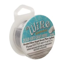 Discount 🛒 The Beadsmith® Wire Elements™ 28 Gauge Tarnish Resistant Soft Temper Wire, 15yd. 🌟