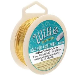 Best deal 😀 The Beadsmith® Wire Elements™ 28 Gauge Tarnish Resistant Soft Temper Wire, 500ft. 🌟 -Beadsmith Sales D673437S 1