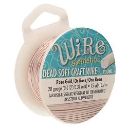 Discount 🛒 The Beadsmith® Wire Elements™ 28 Gauge Tarnish Resistant Soft Temper Wire, 15yd. 🌟 -Beadsmith Sales D673438S 1