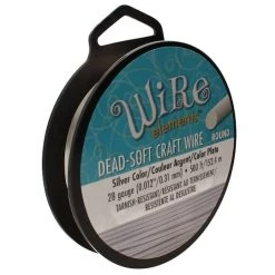 Best deal 😀 The Beadsmith® Wire Elements™ 28 Gauge Tarnish Resistant Soft Temper Wire, 500ft. 🌟 -Beadsmith Sales D673443S 1